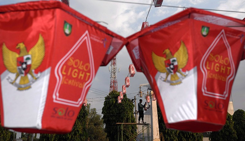 Solo Light Festival, 600 Lampion Dipasang Meriahkan HUT ke-77 RI - Bagian 2