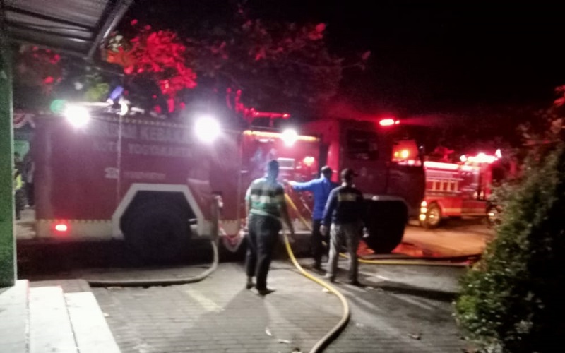 Kebakaran Hebat di Yogyakarta, 7 Bangunan SDN Delegan 1 Prambanan Ludes