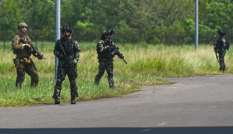 Kopasgat TNI AU-USAF Rebut Pangkalan Militer Disaksikan Jenderal Andika Perkasa - Bagian 3