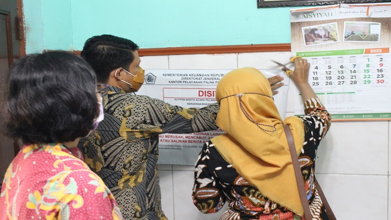 KPP Pratama Boyolali Sita Aset Wajib Pajak yang Nunggak PPh Rp98 Juta