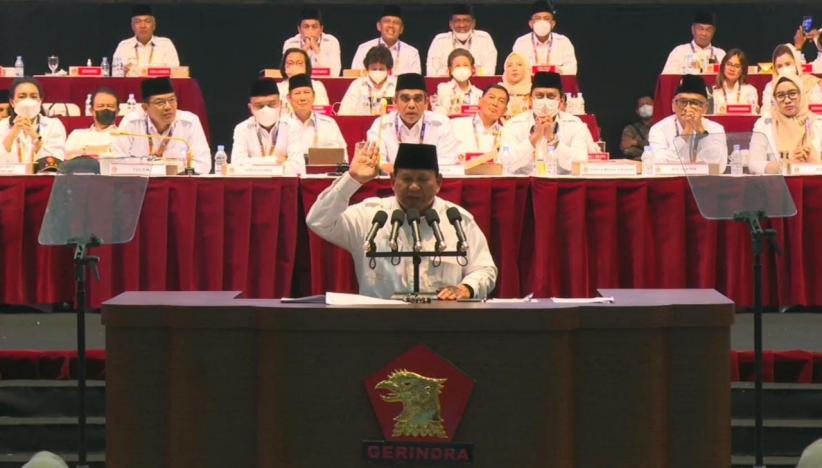 Momen Prabowo Puji Riza Patria sebagai Kader Gerindra yang Loyal
