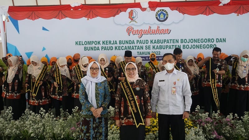 Bupati Bojonegoro Kukuhkan Pokja Bunda PAUD Tingkat Kabupaten dan Kecamatan