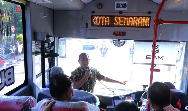  Bus Listrik Resmi Mengaspal di Semarang, Kuat di Tanjakan dan Punya Fitur Kecerdasan 