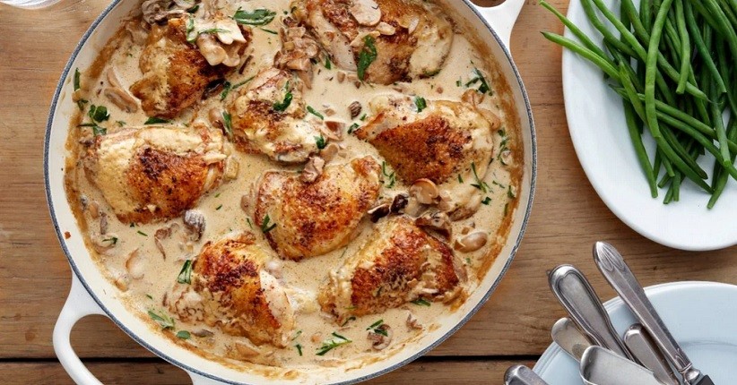 Cara Membuat Chicken Fricassee Jamur, Rasa Gurih dan Creamy Bikin Ketagihan