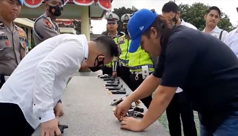 Polres Bangka Mendadak Periksa Senpi Anggota, Ada Apa?