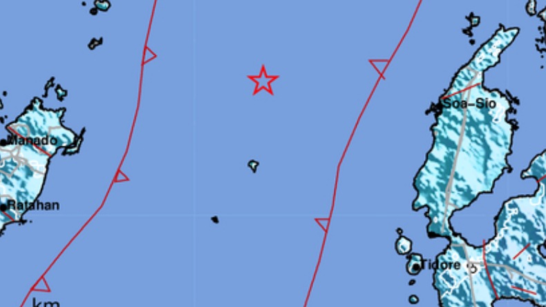 Gempa Magnitudo 5,9 di Halmahera Barat Dirasakan Kuat hingga Manado dan Bitung