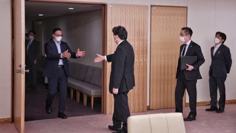 Anies Bertemu Teman Lama di Tokyo, Ternyata Menteri Luar Negeri Jepang