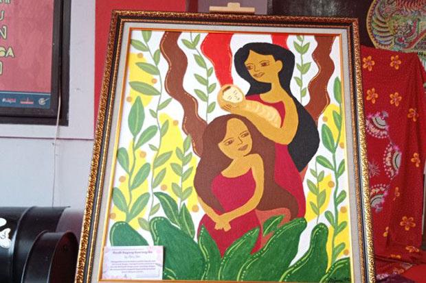 Begini Indahnya Lukisan Karya Terpidana Mati Mary Jane yang Dipamerkan di Wirogunan