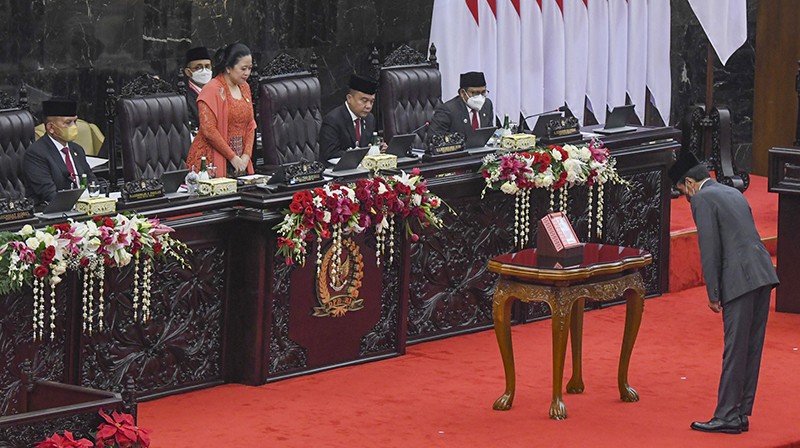 Foto Presiden Jokowi Sampaikan Pidato Pengantar RAPBN 2023 - Bagian 2
