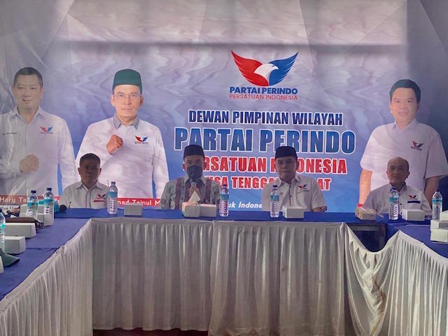 Rapat Bersama DPW Perindo NTB, TGB Zainul Majdi : Ikhtiar Kolektif Kita Menembus PT 4 Persen