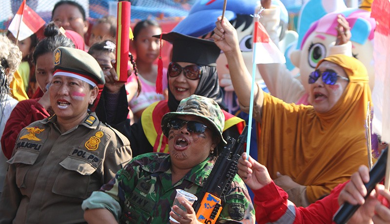 Ratusan Warga Kepulauan Seribu Karnaval Meriahkan HUT RI - Bagian 1