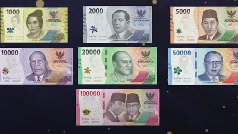 7 Pecahan Uang Rupiah Kertas Emisi 2022 Resmi Diluncurkan