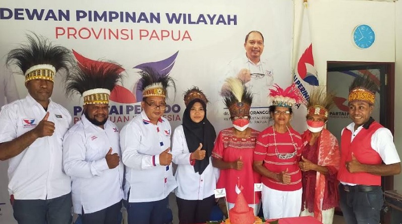 Buat Nasi Tumpeng Bhinneka Tunggal Ika, DPW Perindo Papua Juara III Lomba HUT Ke-77 RI