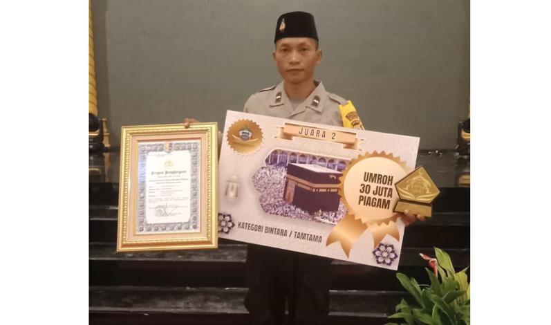  Sosok Aipda Fahrudin, Polisi yang Sehari-hari jadi Guru Ngaji Ini Raih Juara MTQ di Mabes Polri