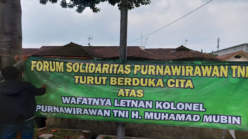 Purnawirawan TNI AD Gelar Aksi Solidaritas untuk Almarhum M Mubin di Lembang KBB