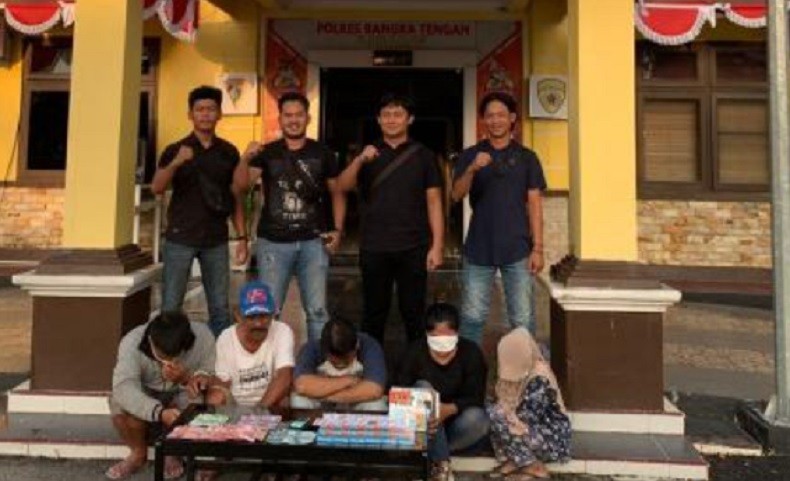 Emak-Emak Main Judi di Bangka Tengah Ditangkap, Polisi Sita Uang Rp2,1 Juta