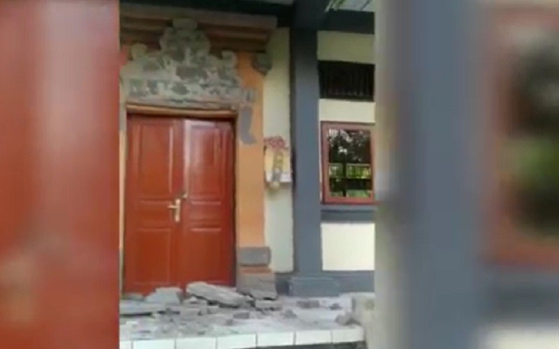 Bangunan SMAN 1 Payangan Gianyar Rusak akibat Gempa M5,8 Bali