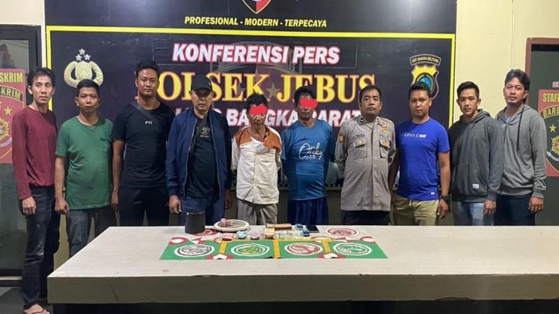 Polisi Bongkar Praktik Perjudian Kodok-Kodok di Bangka Barat, 2 Pelaku Diamankan