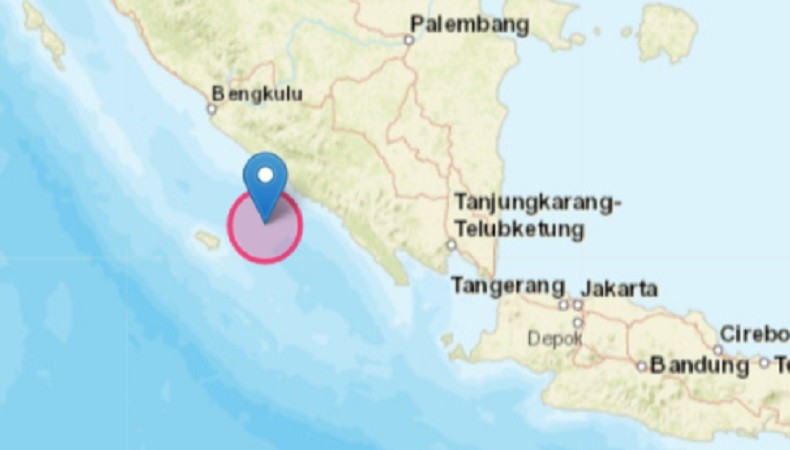 Lampung Diguncang Gempa Magnitudo 5 Dini Hari Tadi