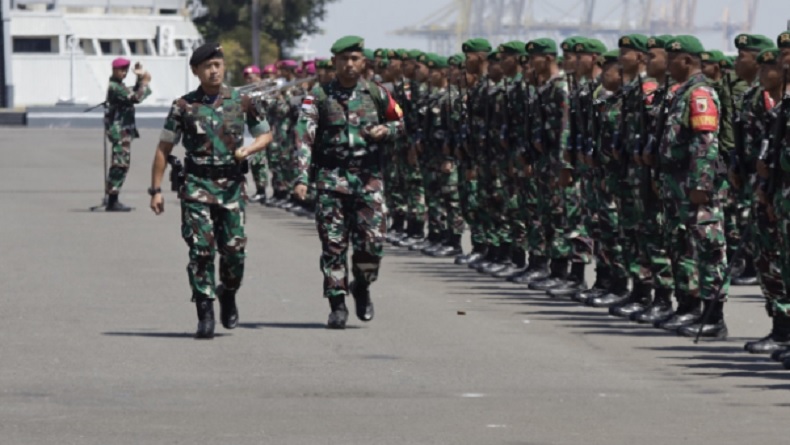 450 Prajurit Batalyon Infanteri 511/Dibyatara Yodha Diberangkatkan ke Perbatasan RI-PNG 