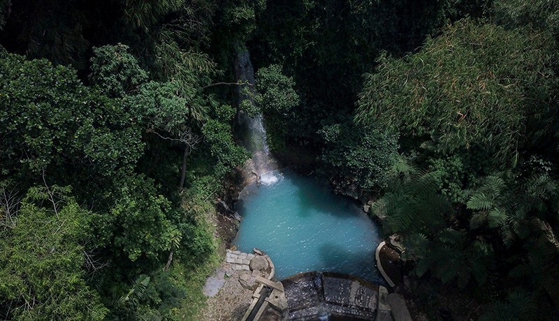 Belum Banyak Wisatawan, Begini Foto dari Udara Air Terjun Koleangkak Subang - Bagian 1