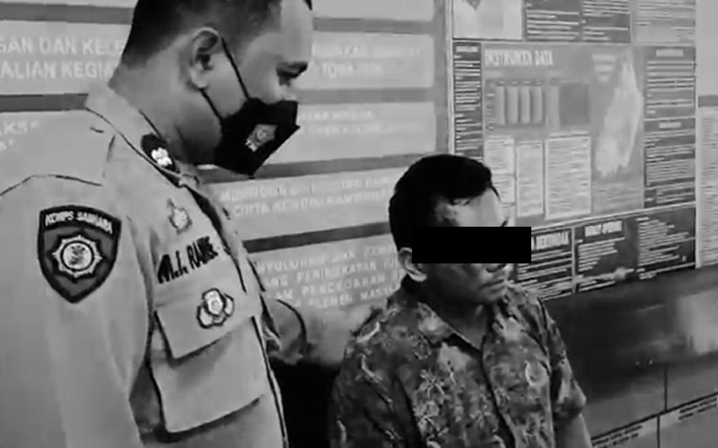 Karma Dibalas Tunai, Pencuri Kotak Uang Penjual Voucher Internet Jatuh saat Kabur, Muka Berdarah