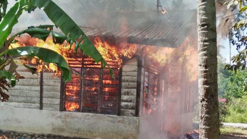 Rumah Warga di Padangsidimpuan Terbakar, Pemiliknya Tewas Terjebak Kobaran Api