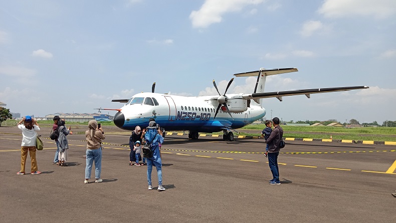 Ribuan Warga Serbu Open House PTDI, Lihat dari Dekat Pesawat dan Fasilitas Produksi