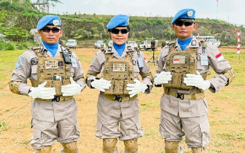3 Personel Polda Sulut Bertugas dalam Misi Perdamaian PBB, Satu di Antaranya Polwan