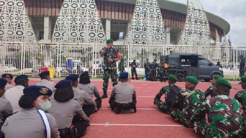 3.048 Personel Gabungan TNI Polri Dikerahkan Amankan Presiden Jokowi di Jayapura Papua