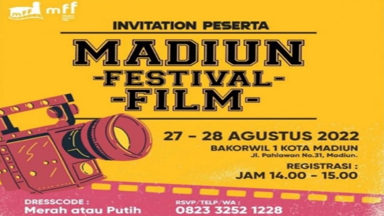 Madiun Festival Film segera Digelar, Berhadiah dan Karya Terbaik Siap Diputar di Layar Lebar