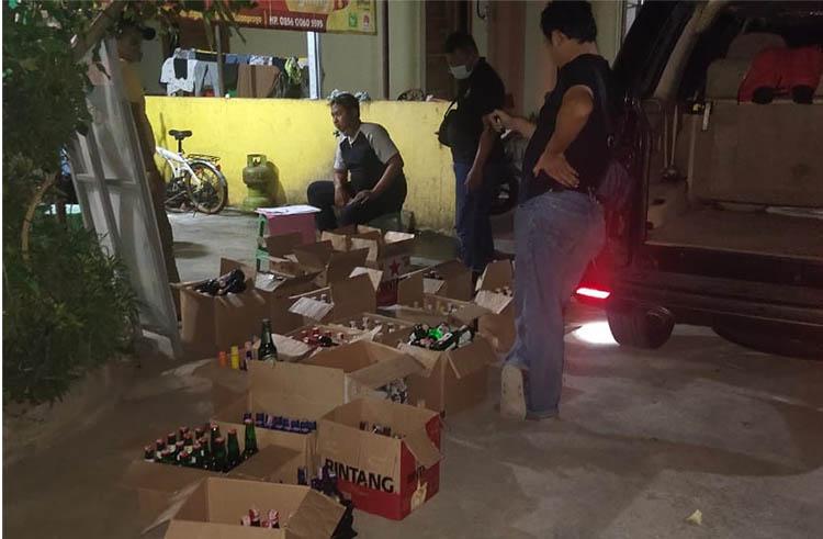 Sepekan Operasi Pekat, Polres Kulonprogo Amankan Ratusan Botol Miras
