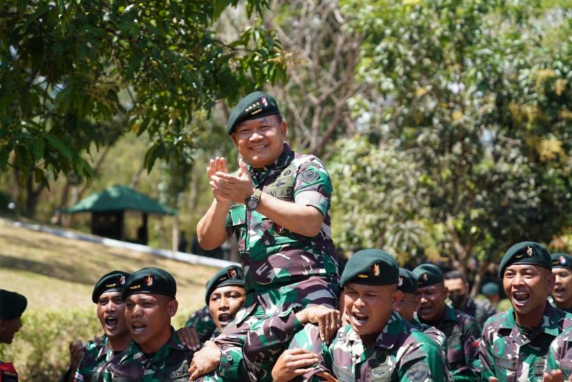 Jenderal Dudung Cek Kesiapan Satgas Pangamanan Perbatasan Indonesia-Timor Leste