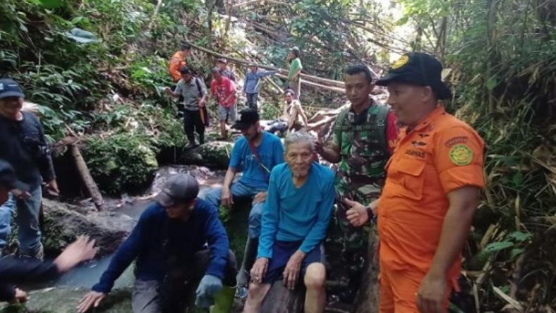 Sempat Hilang di Perkebunan Ranowangko Minahasa, Kakek 85 Tahun Ditemukan Selamat