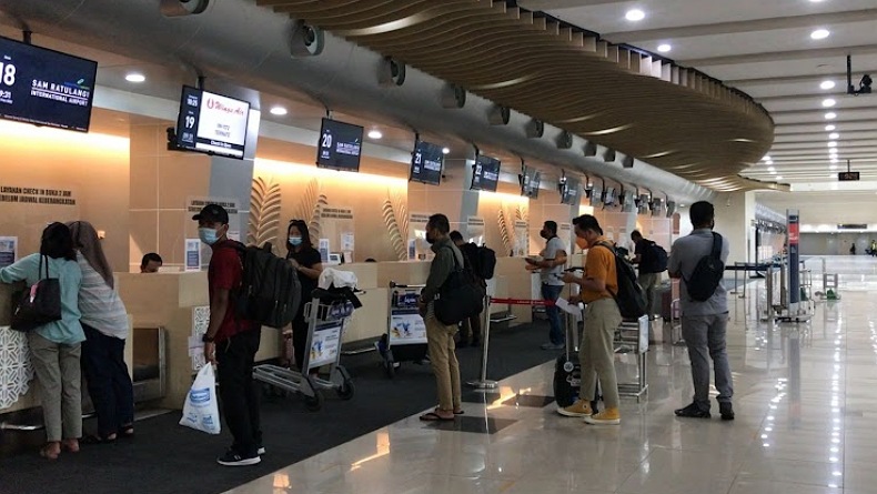 Bandara Sam Ratulangi Manado Berlakukan Aturan Perjalanan Udara Terbaru, Tersedia Sentra Vaksinasi Covid-19