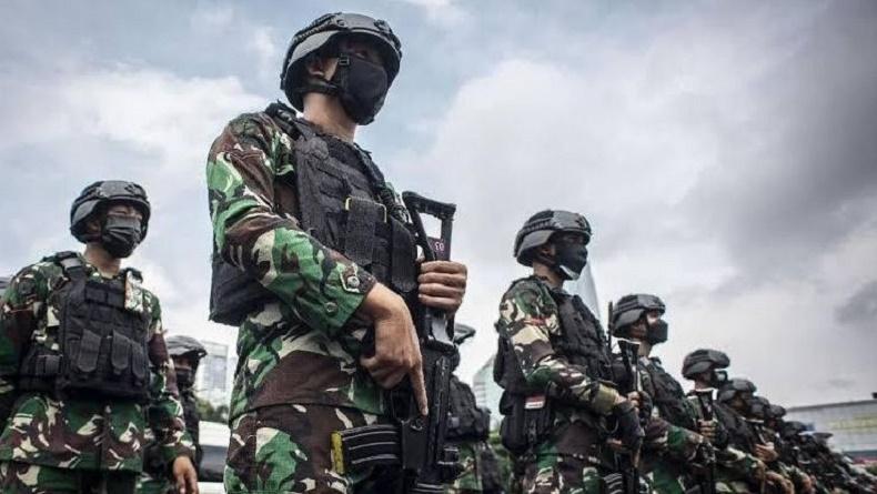 Prajurit TNI Tewas Dibacok OTK di Pasar Sinar Puncak Papua Tengah