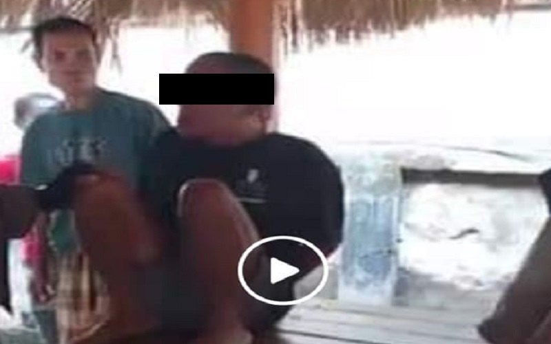 Viral Oknum Bhabinkamtibmas di Loteng Persekusi Terduga Pelaku Penipuan 