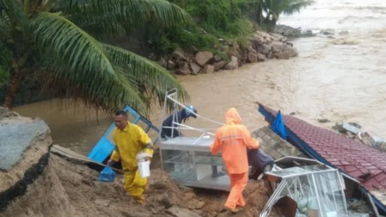Banjir dan Tanah Longsor Terjang 2 Kecamatan di Aceh Selatan