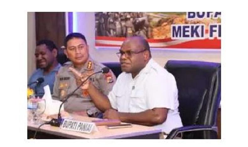 Bupati Paniai dan Pilot Asli Papua Captain Alion Belau Datangi Polresta Jayapura, Ada Apa?