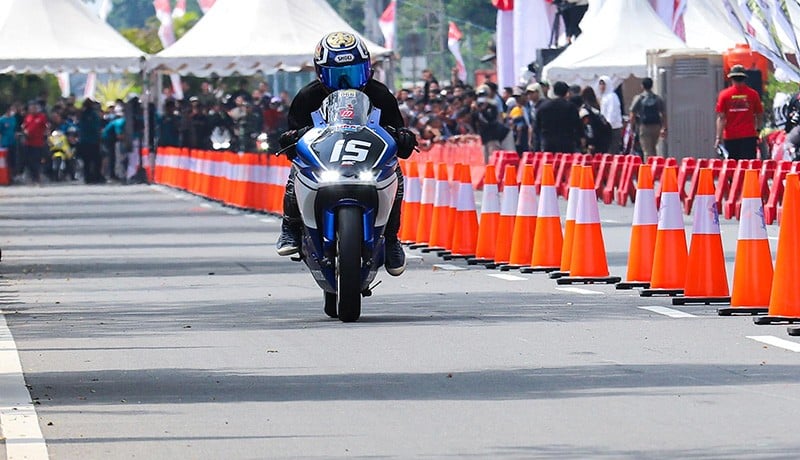 Aksi Para Pembalap Jalanan Turun di Street Race Polda Metro Jaya - Bagian 3