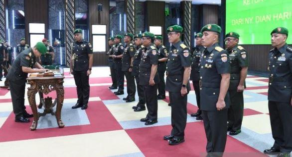 Dilantik KSAD Dudung, Mayjen TNI Hilman Hadi Resmi Jabat Pangdam Sriwijaya