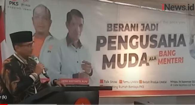 Hadiri Talk Show PKS, Sandi Sebut Generasi Milenial Jambi Antusias Berwirausaha