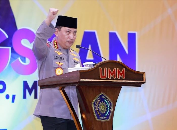 Pidato Kebangsaan di UMM, Kapolri: Tidak Boleh Lagi Terjadi Politik Identitas di Pemilu 2024