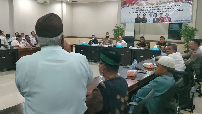 Antisipasi Dampak Kenaikan BBM, Bupati Bangka Tengah Panggil Berbagai Pihak 