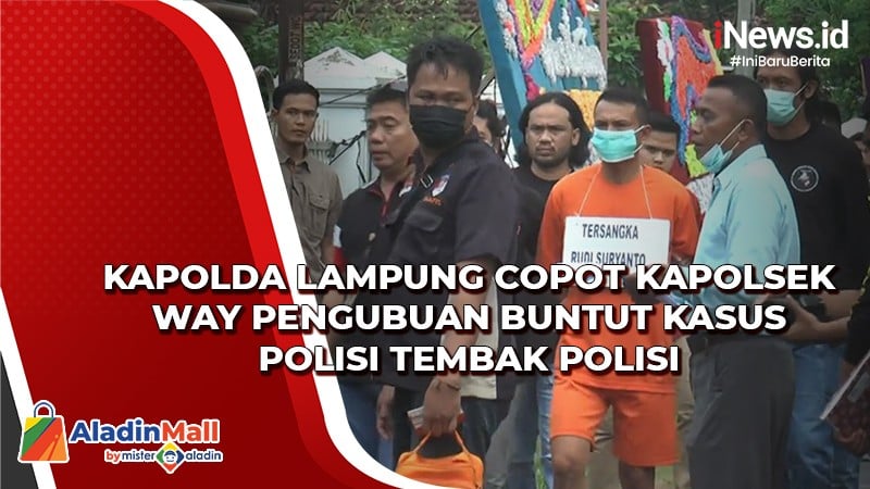 Polda Lampung Gelar Sidang Kode Etik Polisi Tembak Polisi, 28 Orang ...