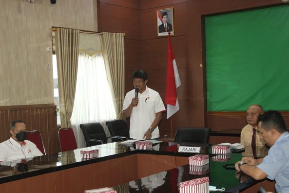 KONI dan Kejari Batola Lakukan Pendampingan Kerangka Acuan Kerja