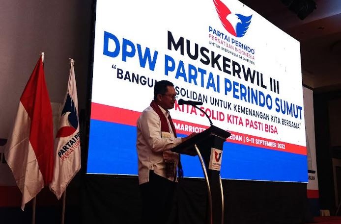 Muskerwil III Perindo Sumut, Mahyudin: Rapatkan Barisan untuk Menang di Pemilu 2024