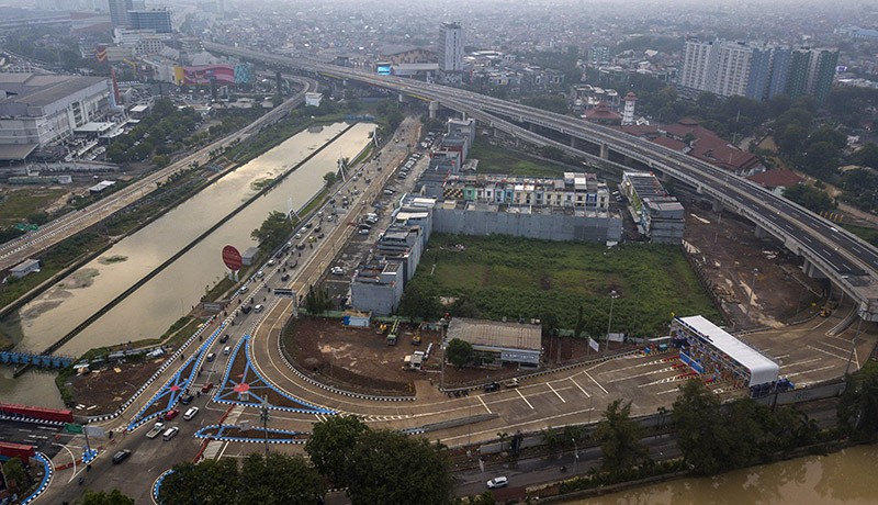 Progres Pembangunan Tol Becakayu Seksi 2A Jakasampurna-Margajaya - Bagian 2