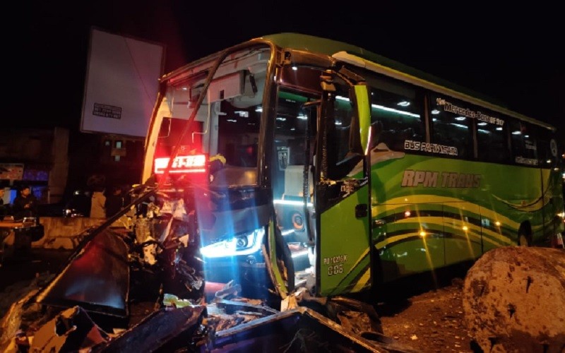 Lokasi Kecelakaan Beruntun di Wonosobo Jalan Menurun, Bus Diduga Rem Blong