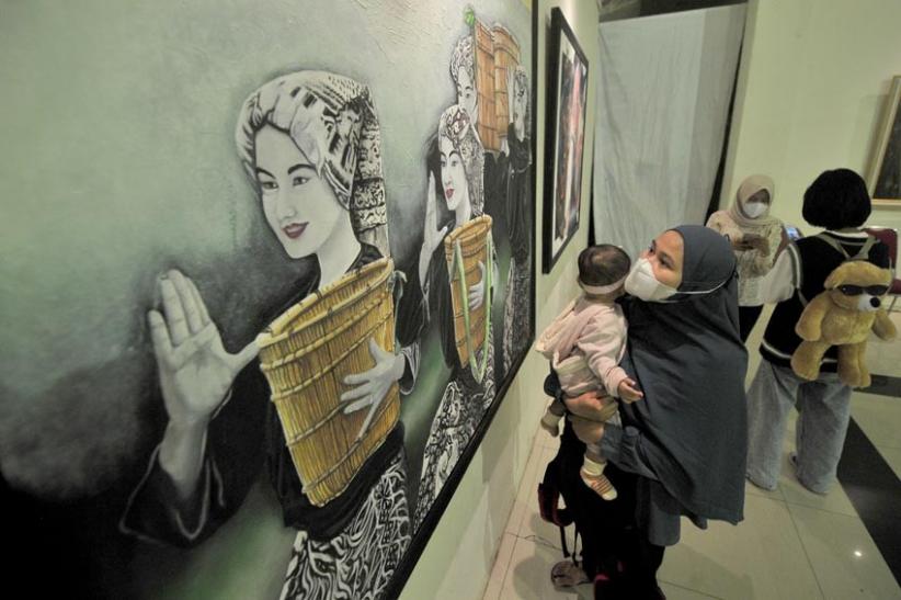 82 Karya Seni Ditampilkan dalam Pameran Telusur Tanah Berjejak di Taman Budaya Jambi - Bagian 1